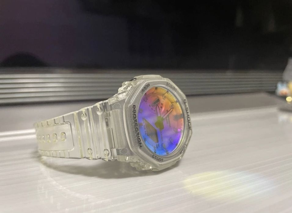 Casio G-Shock GA-2100 – като нов, с кутия и документ