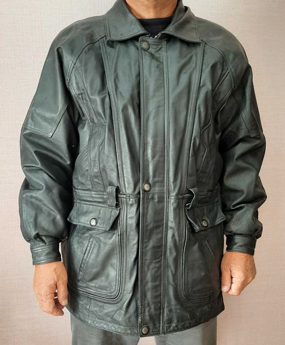 Кожаная куртка размер 2XL