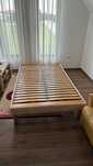 Cadru de pat 120x200, lemn masiv