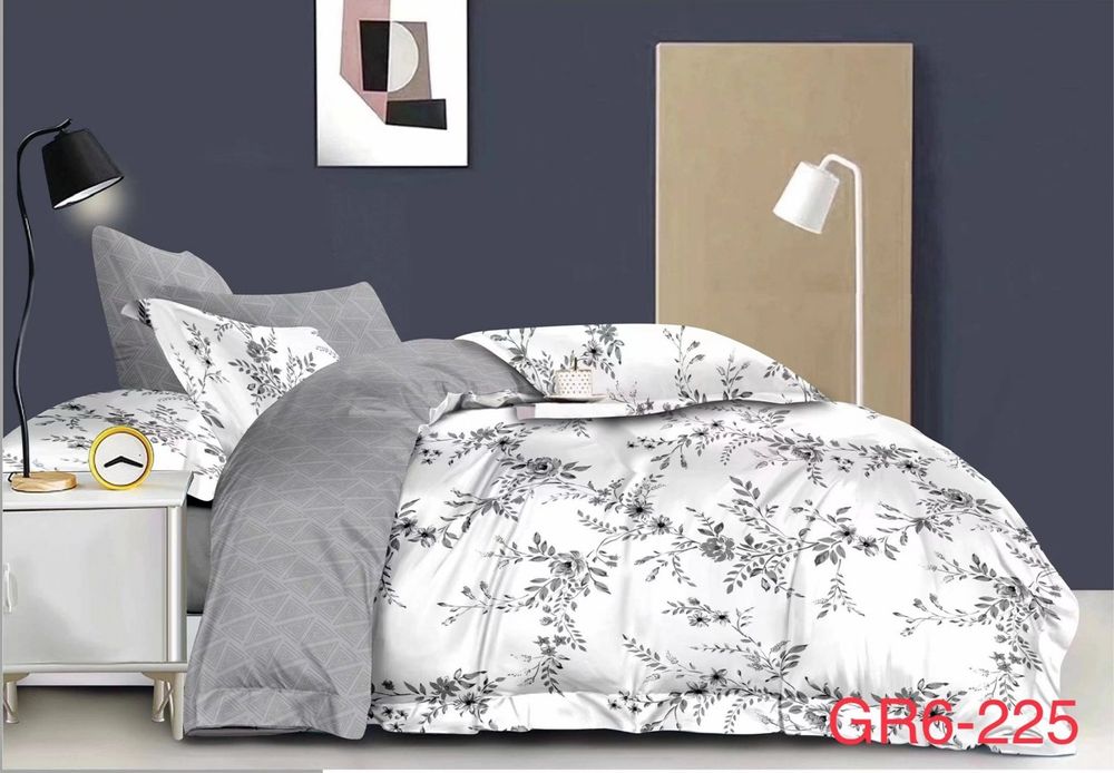 Oferta Lenjerie de pat bumbac finet 6 piese- 2 seturi la 180 lei