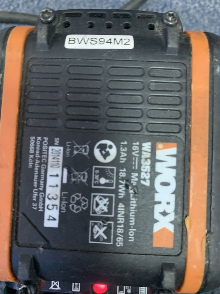 Worx incarcator si baterie