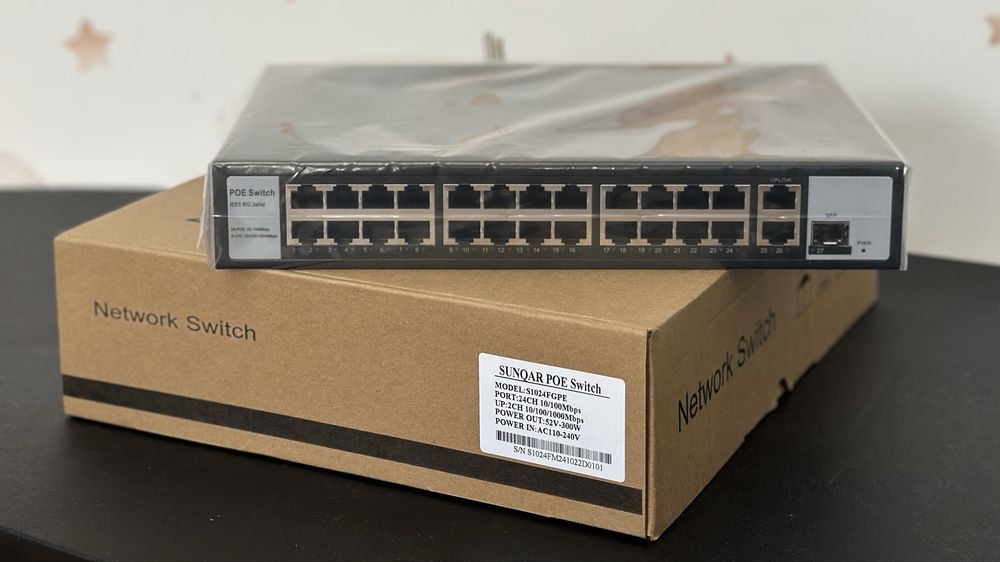 POE Коммутатор 24 порт