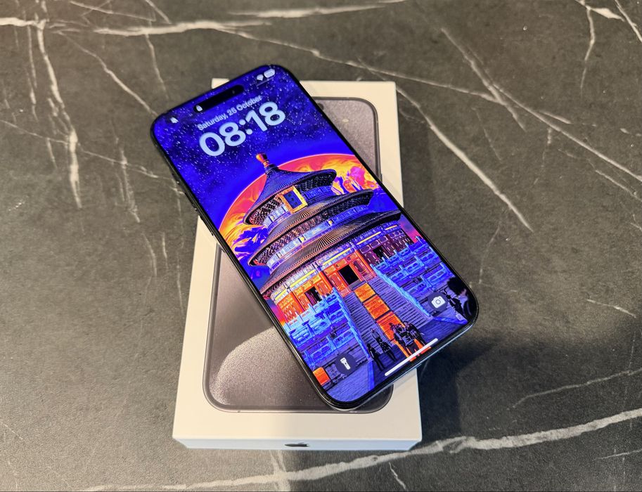 Iphone 16 Pro Max, 512GB, Negru, 100% baterie, garantie