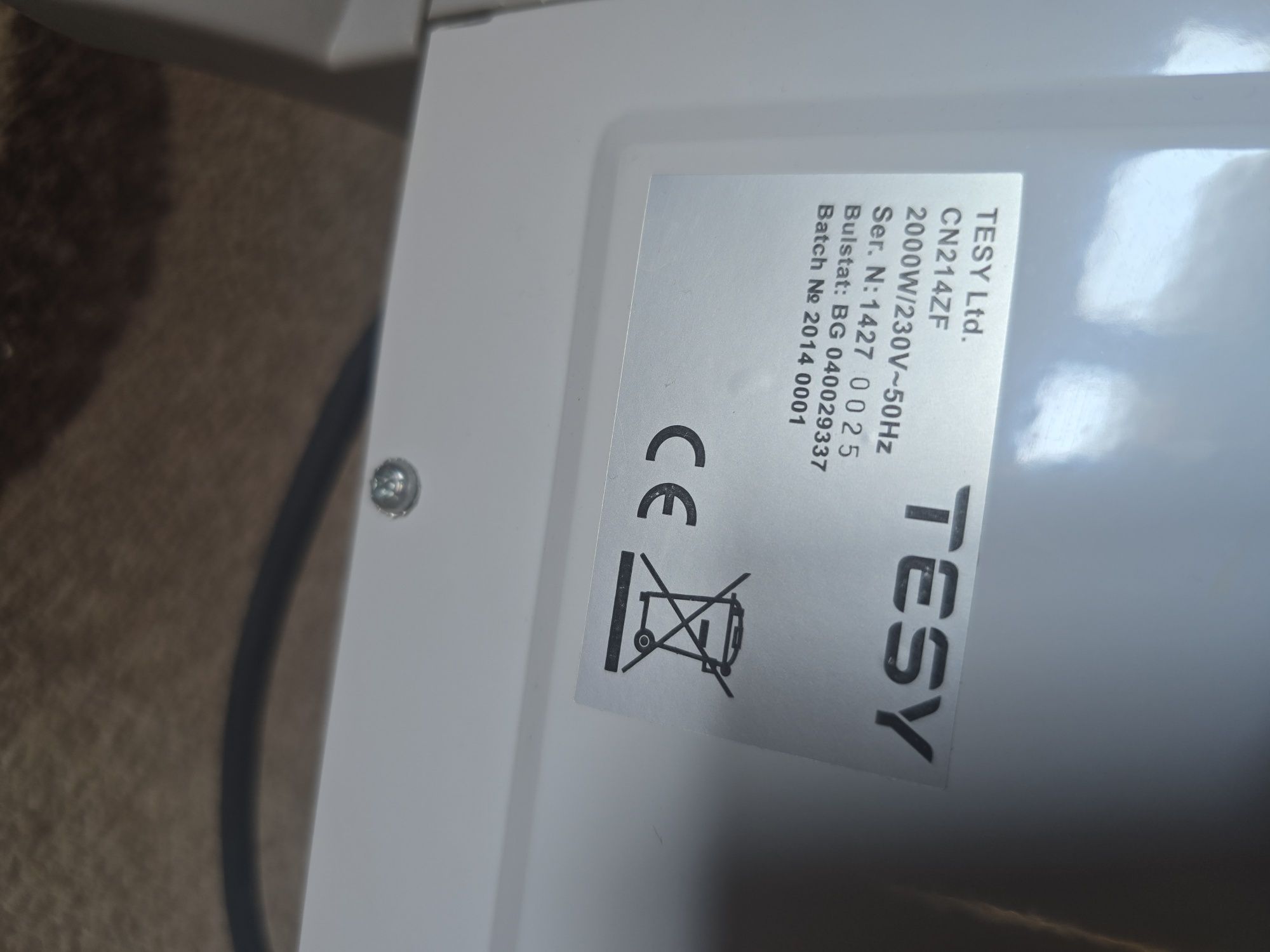 Електрически конвектор Tesy