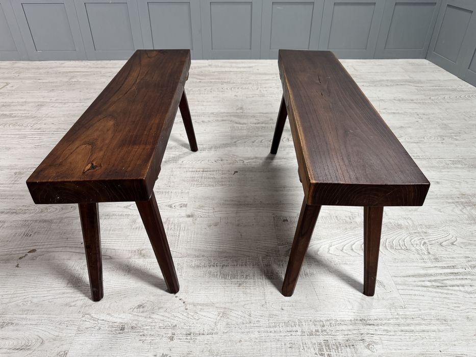 Рустикални, пейки масив орех У017