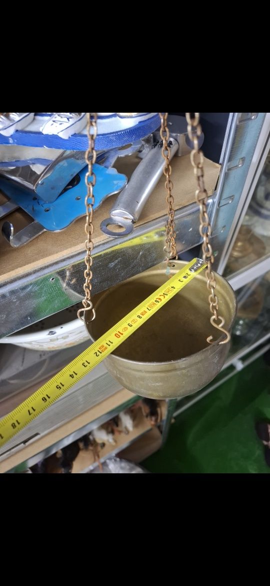 Месингова висяща кашпа