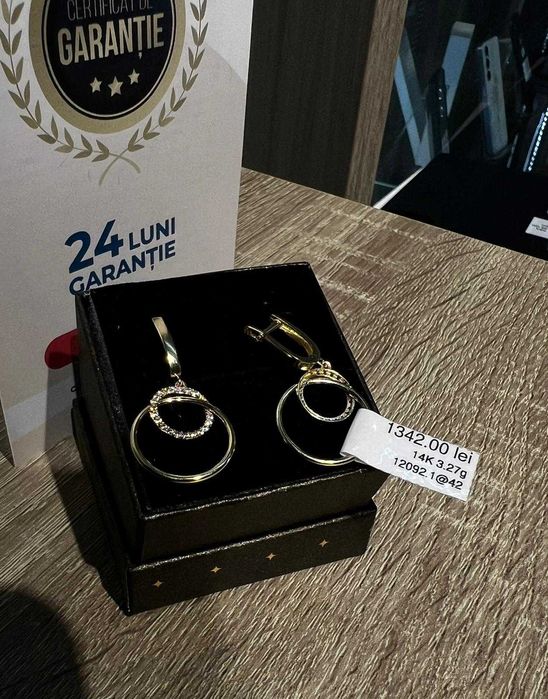 (AG42) Cercei aur 14K B.12092
