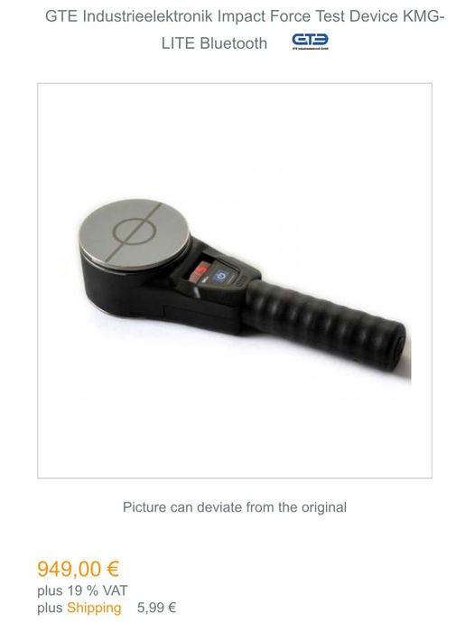 KMG-LITE Bluetooth - Уред за измерване на силата