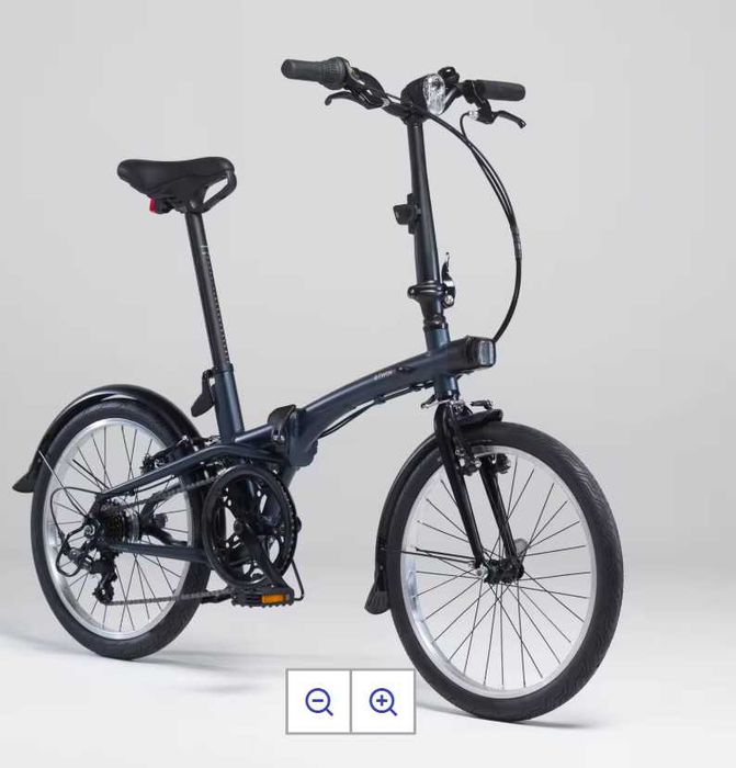 SUPER OFERTĂ! Bicicletă pliabilă FOLD 500 albastra decathlon - CA NOUA