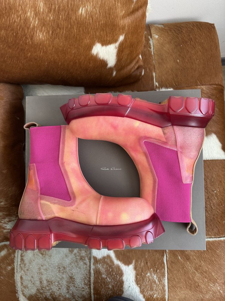 Rick Owens Beatle Bozo Tractor Boots