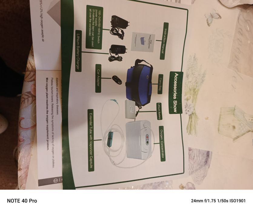 Продавам персонален мобилен кислороден концентратор