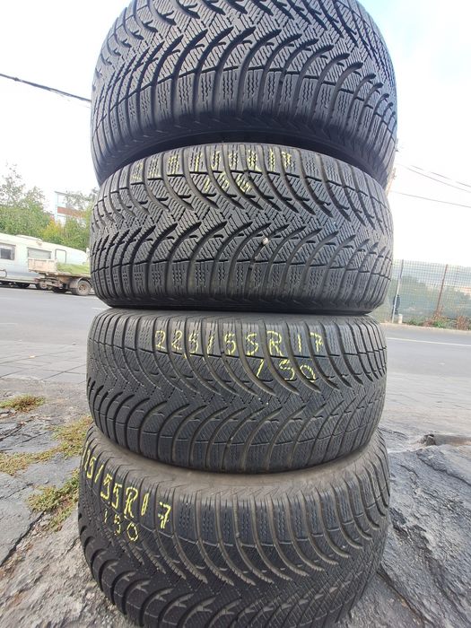 4 anvelope iarna 225/55r17 Michelin Montaj Gratuit