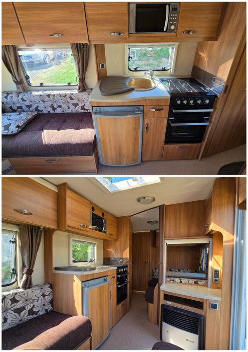 Rulota Swift Sprite 2012, 2zone (4locuri) CabinaDus, BoilerGaz,Baterie