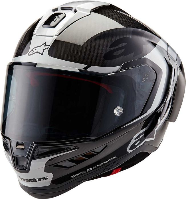 Каска ALPINESTARS Supertech R10 Blk/Wht/Red