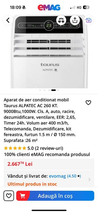 Aer condiționat Taurus...
