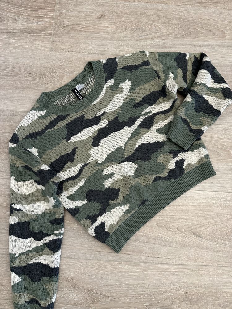 Bluza army H&M XS