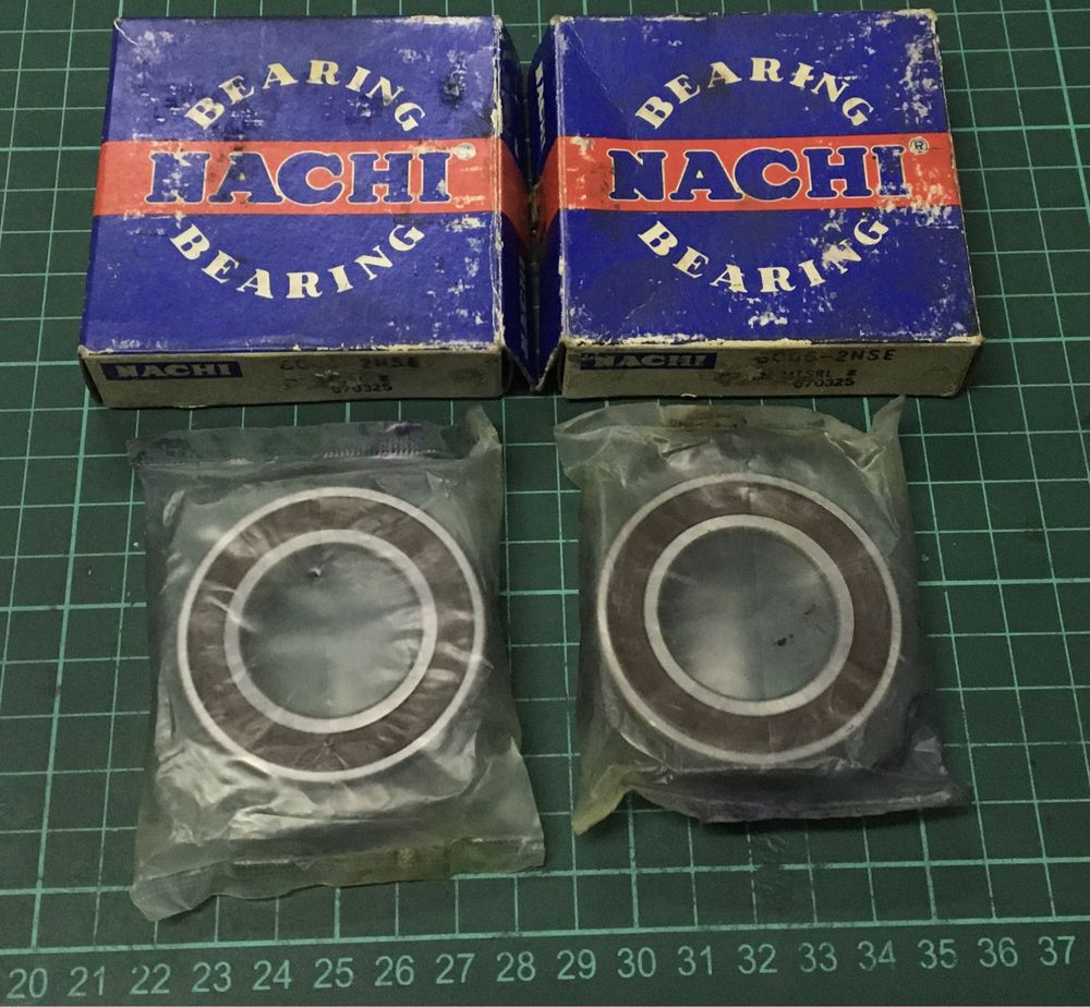Set 2 rulmenti noi Nachi 6006-2NSE 30x55x13 fabricati in Japonia