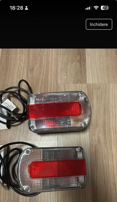 Lampă spate remorci platforme - LED, FT-130 Fristom