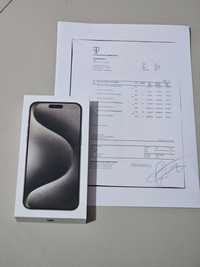 Iphone 15 pro max, Natural Titanium, 256gb, Sigilat, Factura+GARANTIE
