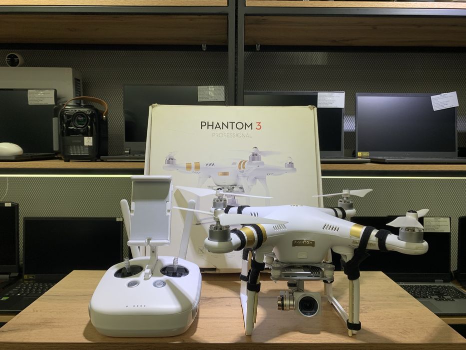 Квадрокоптер DJI Phantom 3, Standard, белый, 2160р, сломан, 1176/А10