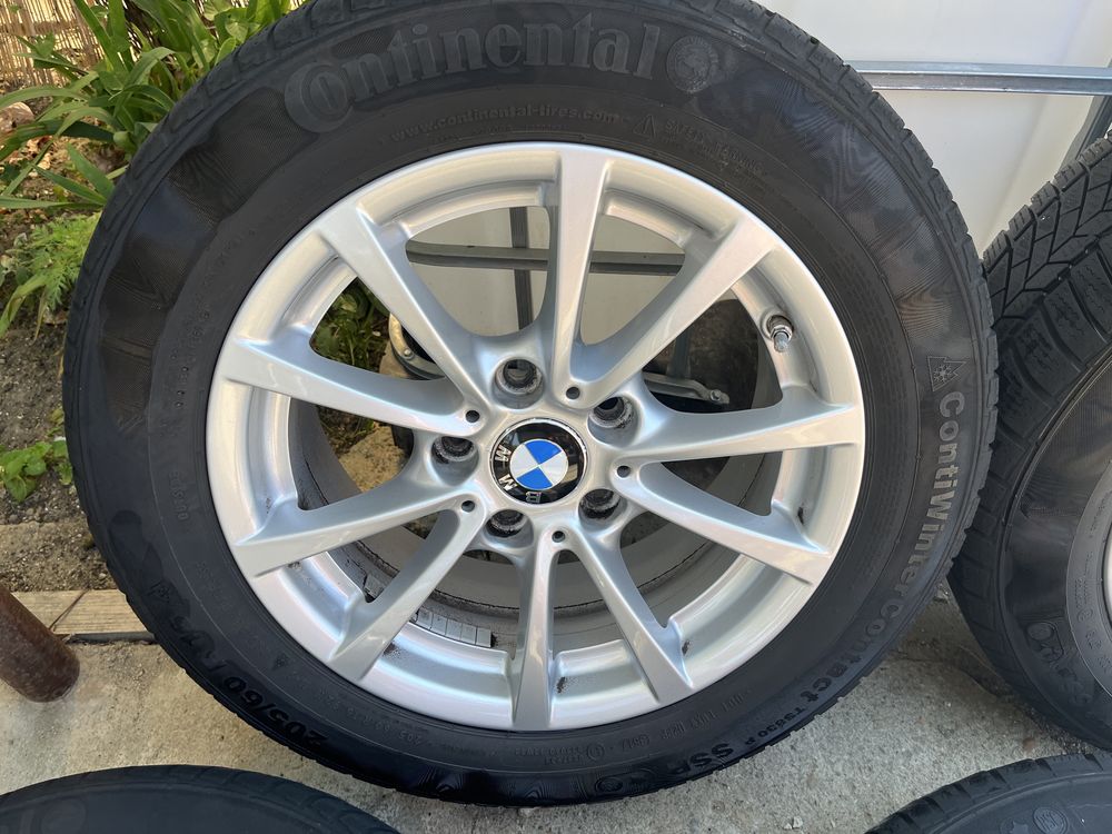 Jante aliaj bmw seria3,    cu cauciucuri m+s iarna 205.60.16