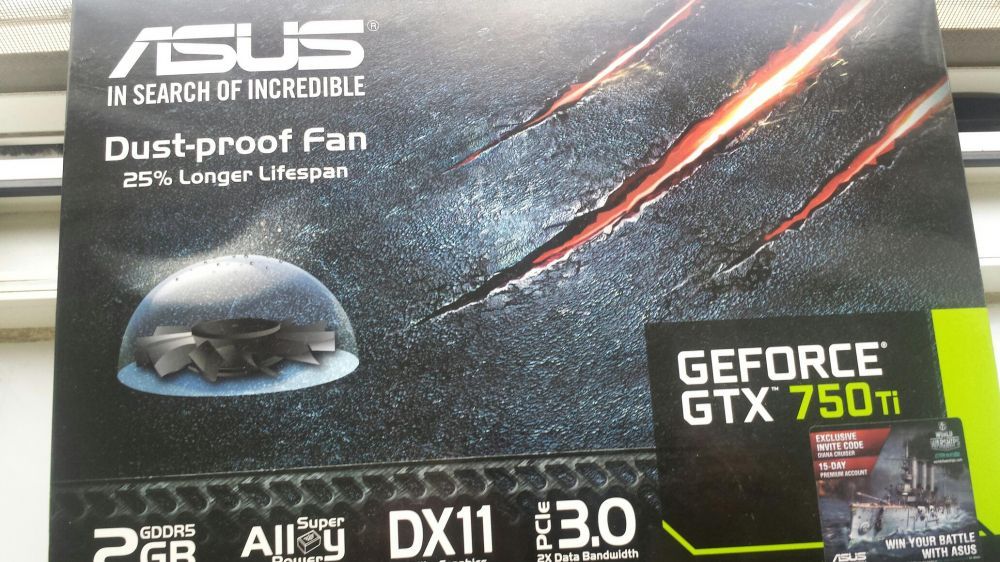 GTX 750ti Asus 2g