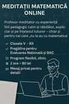 Meditații la matematică online sau în Constanța Tomis Nord