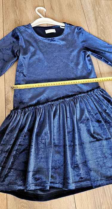 Rochie eleganta catifea mărimea 128, fetițe 6-7 ani