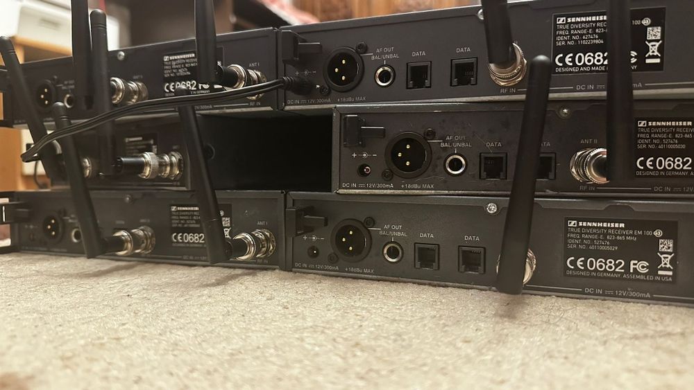 Receptor Receiver  Microfon wireless SENNHEISER ew100 G3