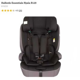 Детско столче за кола Halfords Essentials Nyala R129
