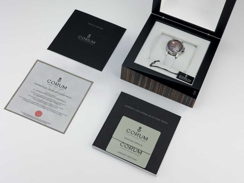 Corum Admiral's Cup Legend 38 Mystery Moon Watch 384.101.47/F149 AN01