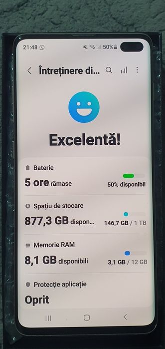 Samsung S10 plus 1 TB 12 G rami
