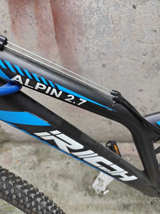 Bicicleta MTB Rich 27.5" - Negru/Alb/Albastru