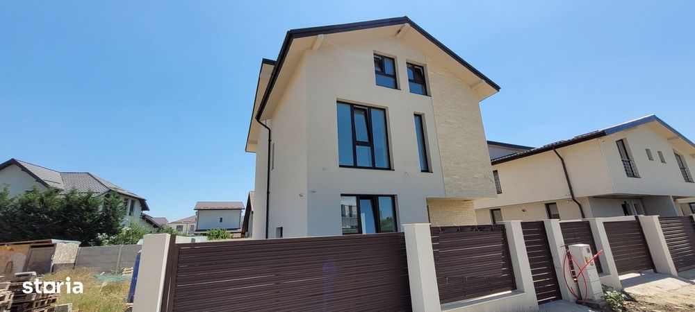 Vila moderna 5 camere Bragadiru Ghencea 3 bai buc mare inc pardoseala