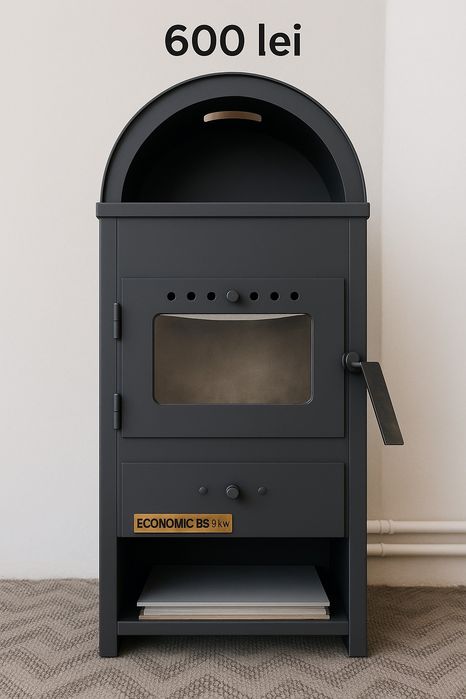 Șemineu / Soba pe lemne 
Șemineu / Soba pe lemne Economic BS – 9 kW –