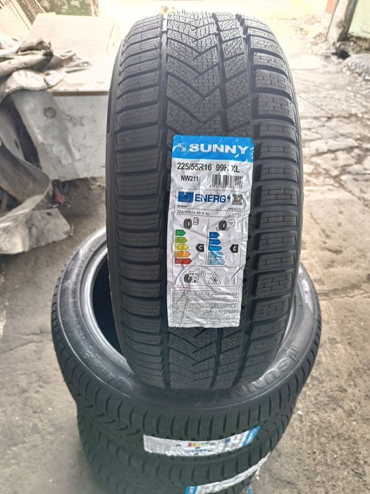 НОВИ ЗИМНИ -16цола -225/55-1бр.-125лв."SUNNY"-с монтаж и баланс