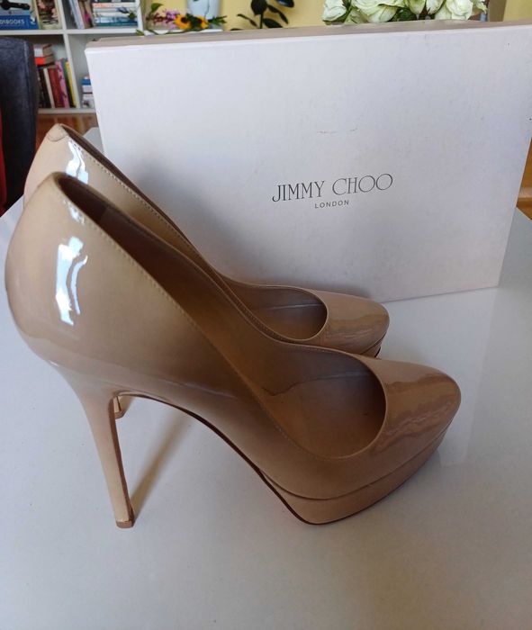 Pantofi superbi Jimmy Choo 247 Cosmic Patent Leather