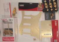 Vând hardware golden pentru chitară stratocaster