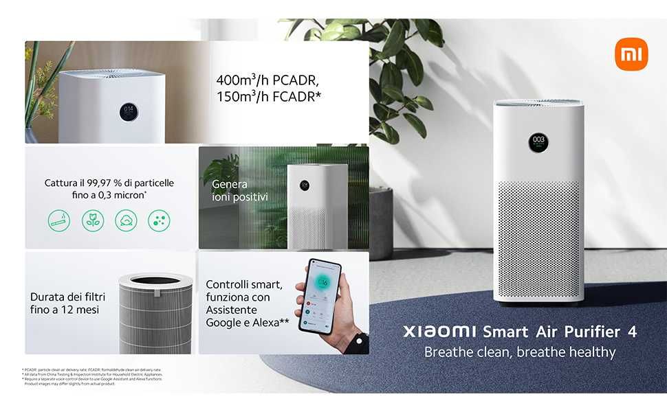 Очиститель воздуха Xiaomi Smart Air Purifier 4Lite от 237,000сум в мес