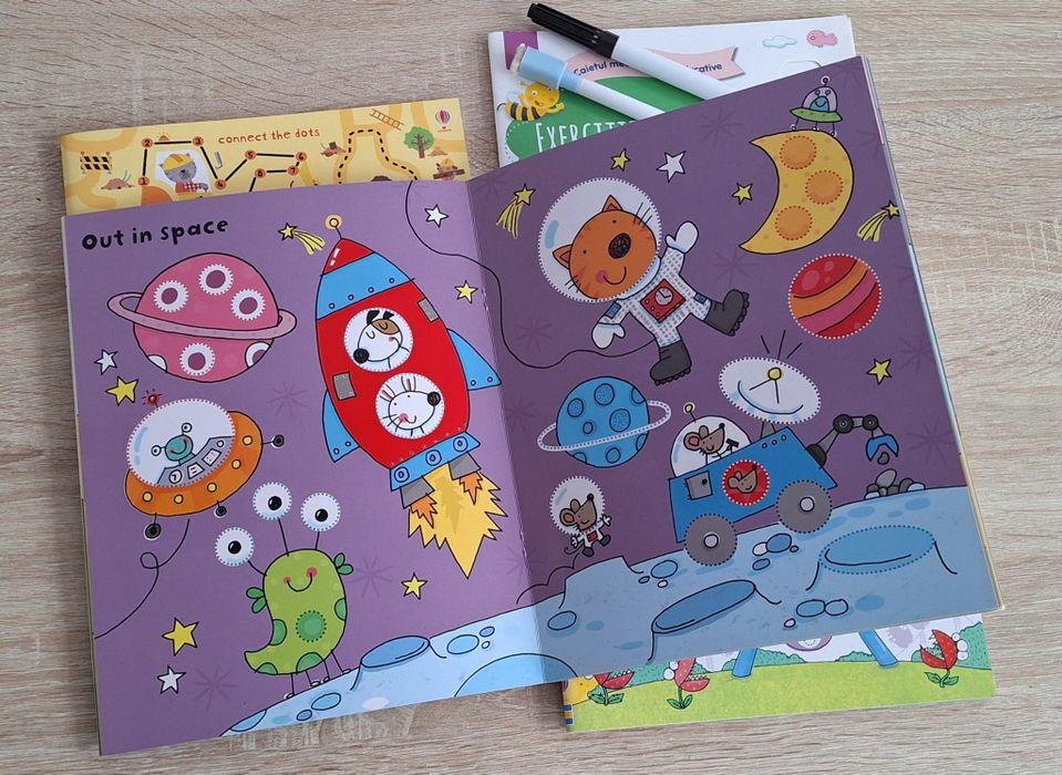 Vand Lot cărți scrie și șterge Usborne