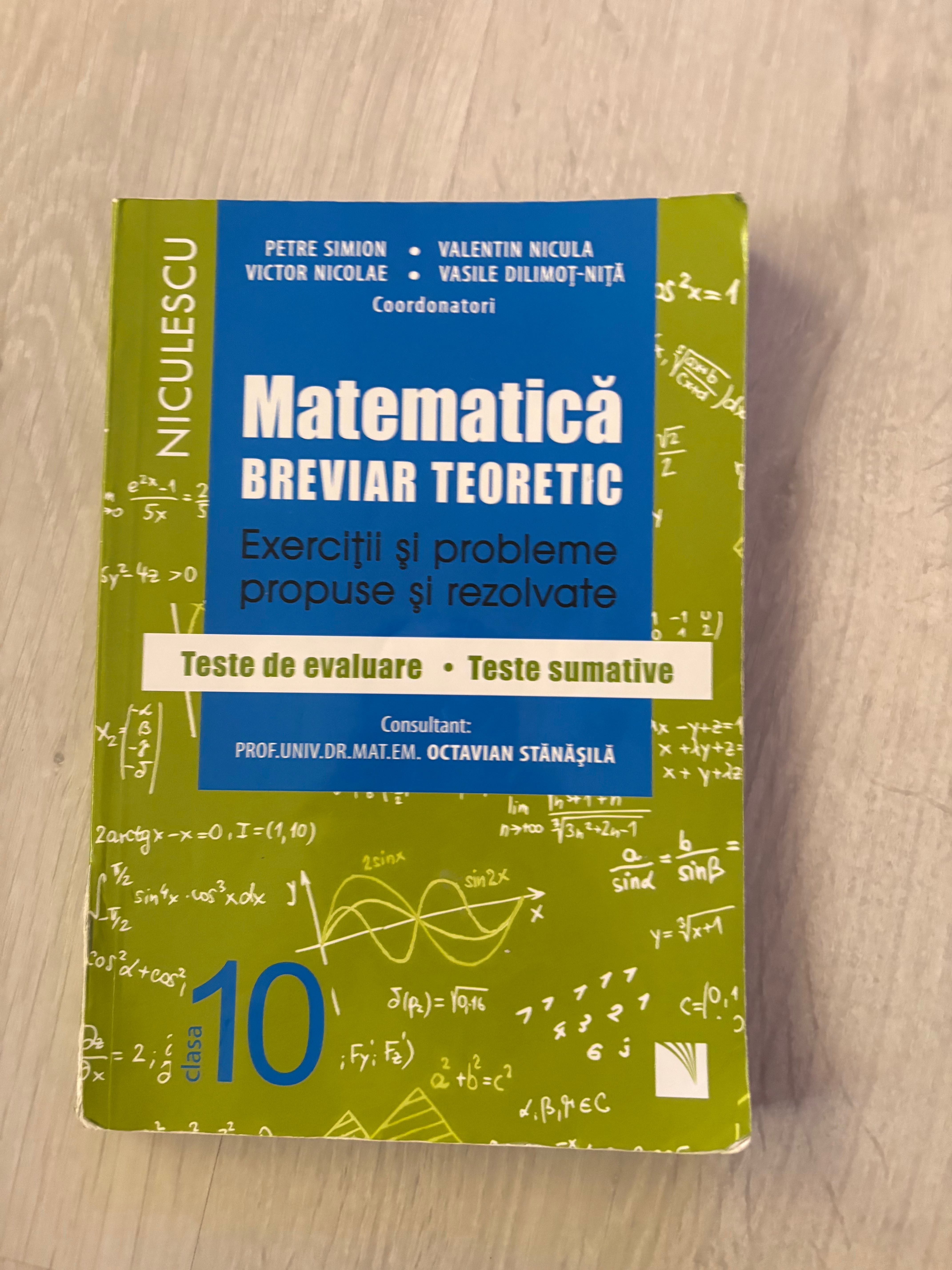 Culegeri matematică, fizică liceu
