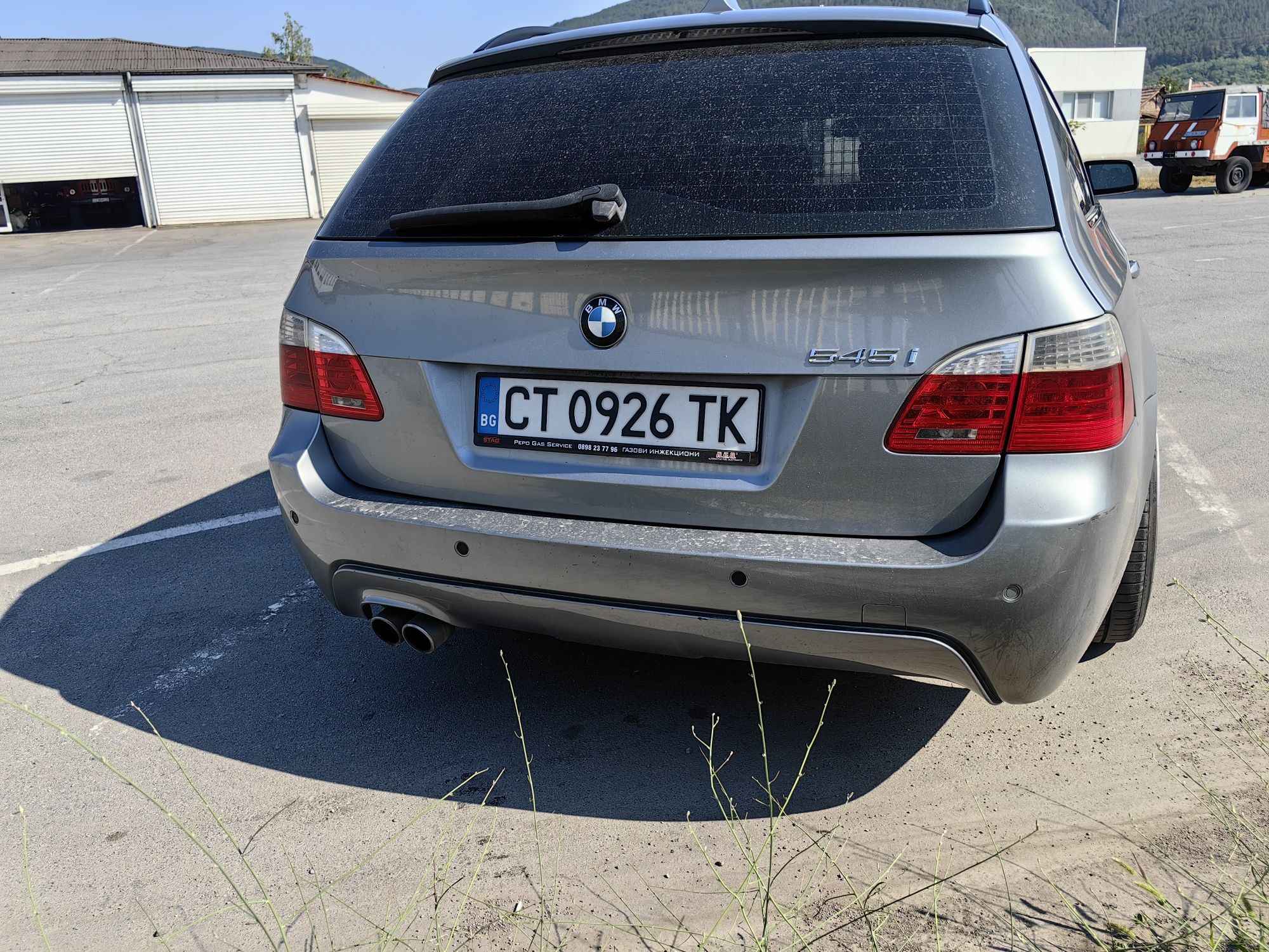 Bmw e61 545i бензин/газ