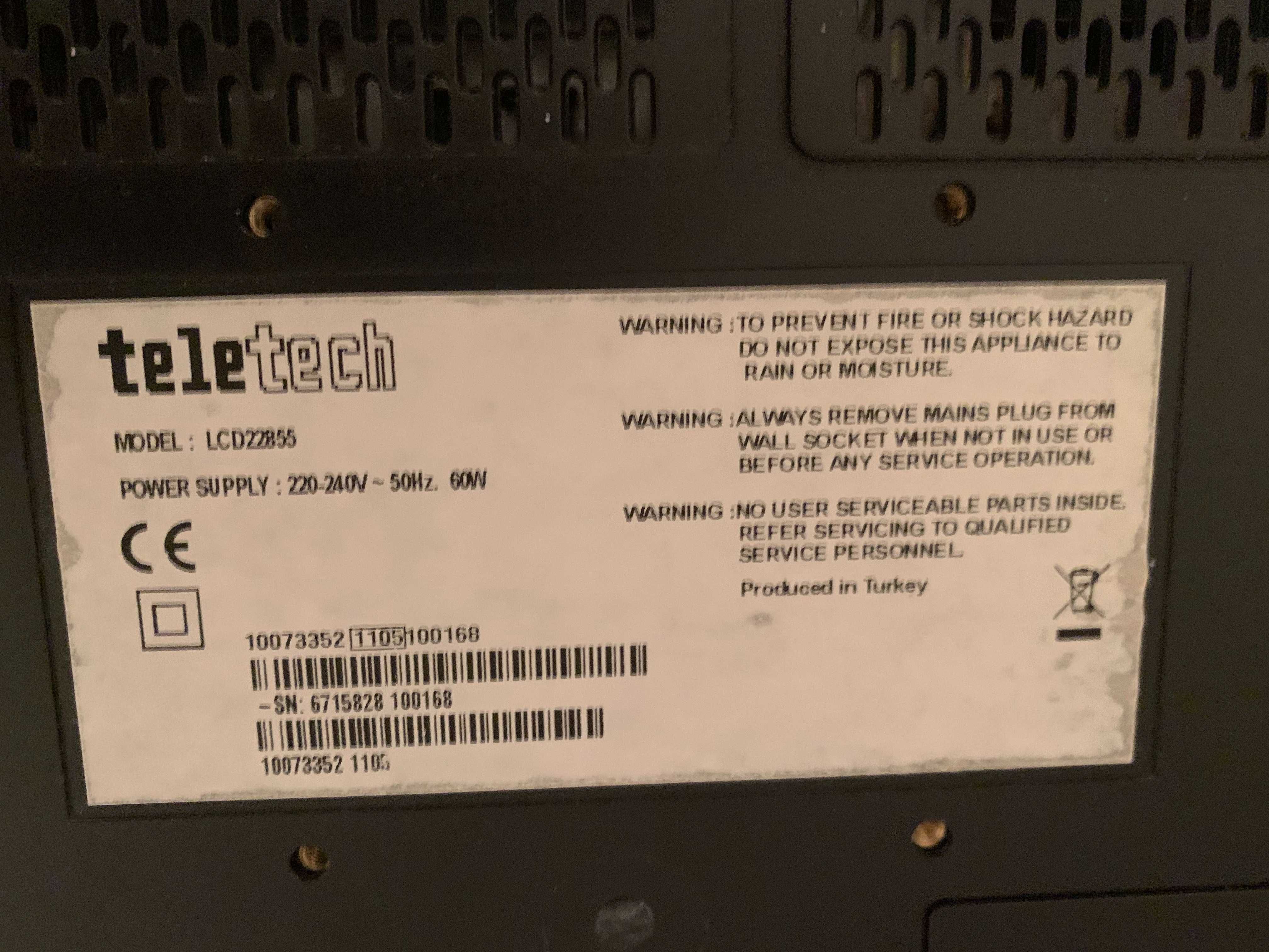 Телевизор 22" без забележки
