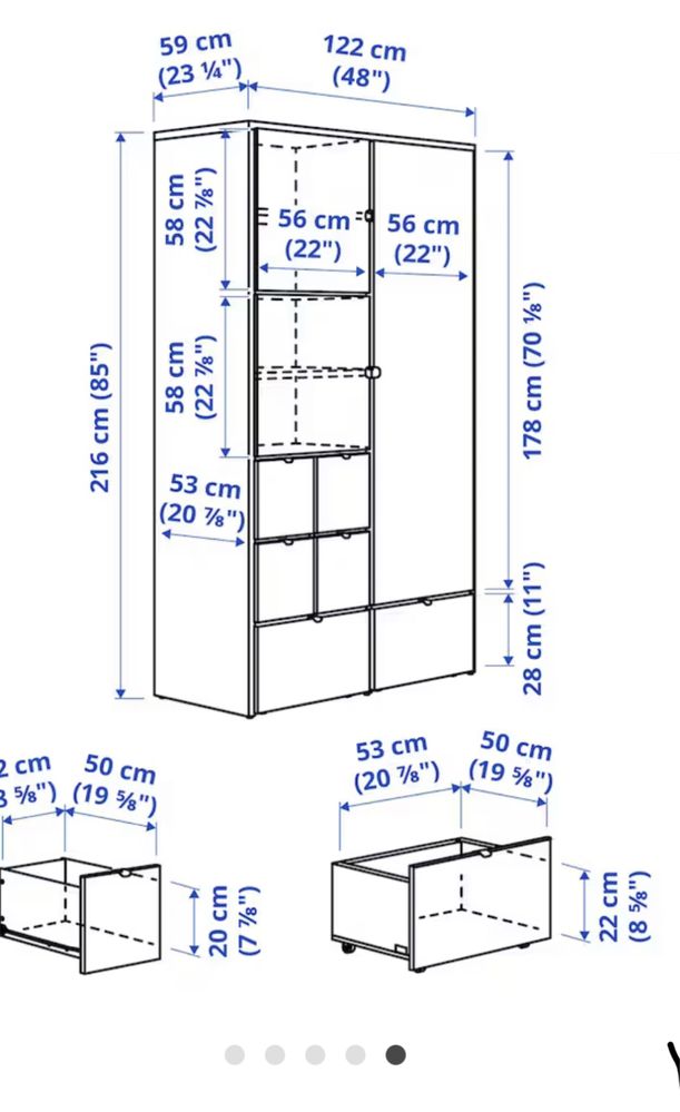 dulap IKEA Visthus ansamblat