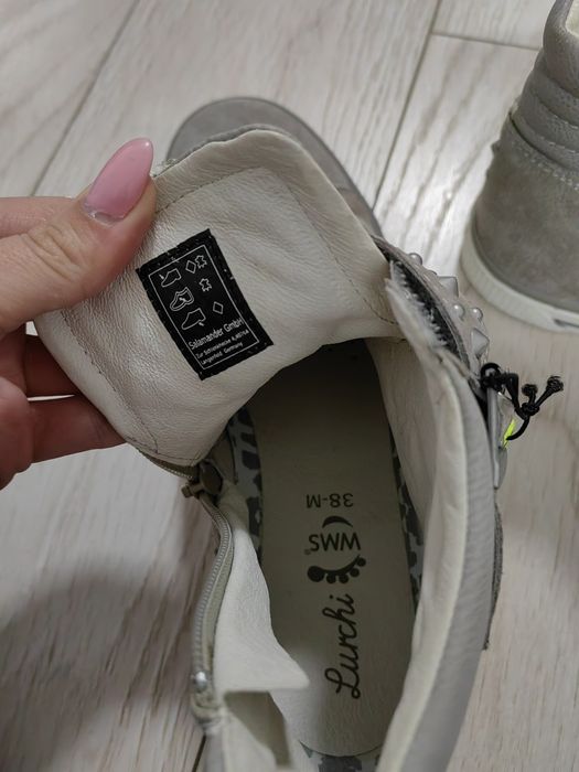 Ghete Lurchi din piele naturală