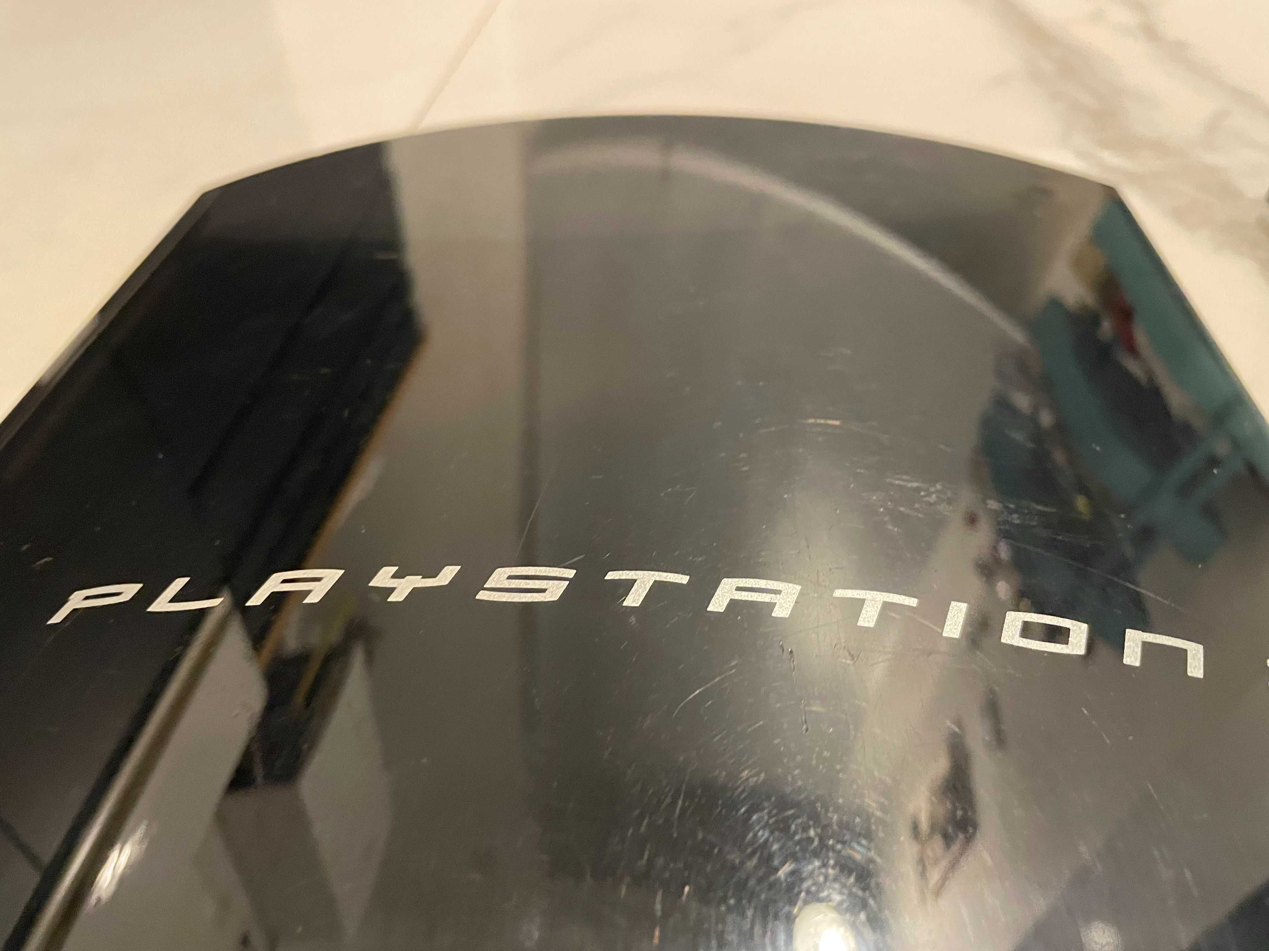 fata pvc neagra carcasa logo Playstation 3 PHAT fat