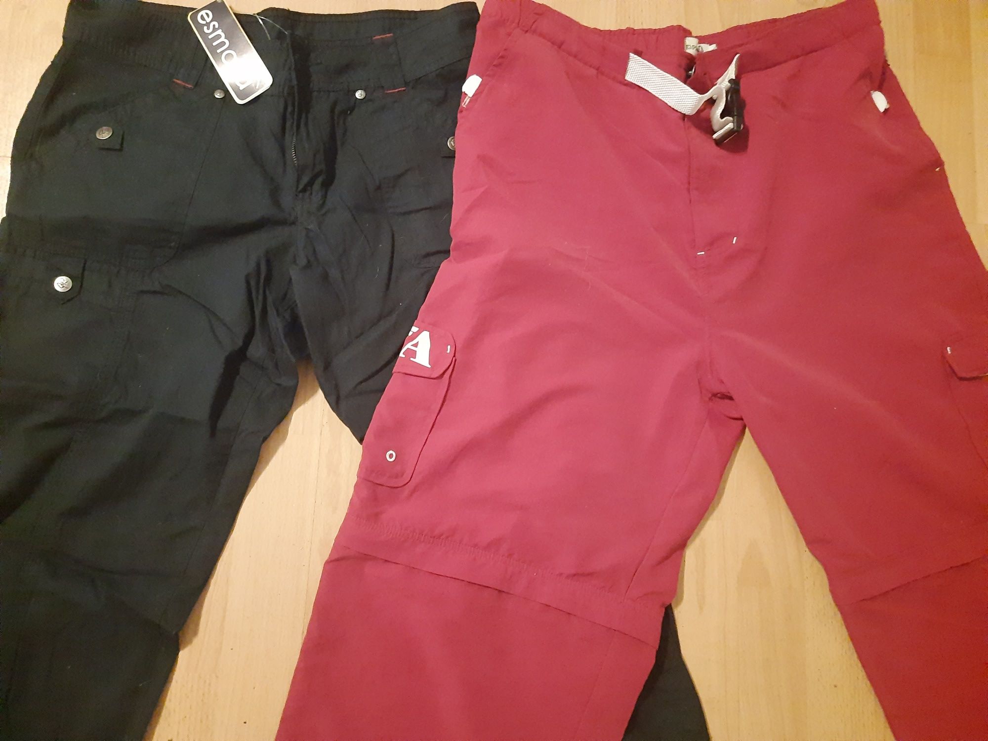 Pantaloni noi de vara treisferturi 100 lei ,Emporio Armani 700 lei