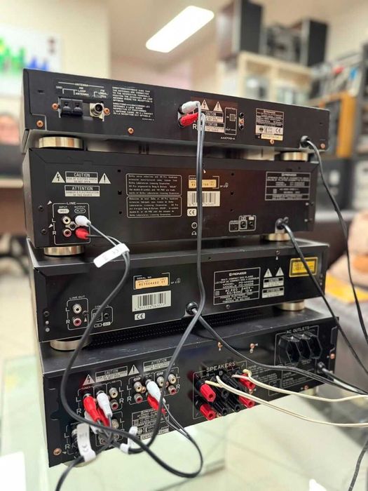 Ретро аудио система сет PIONEER - усилвател, дек, cd и тунер