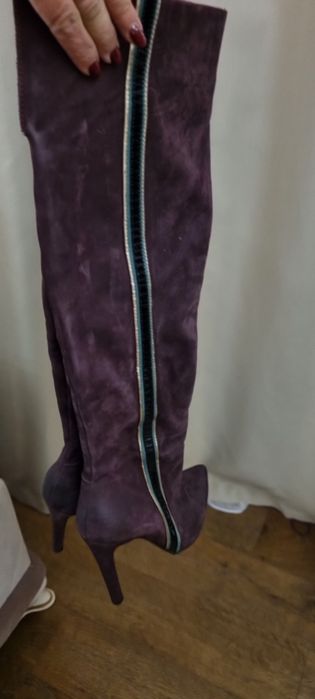 Ботуши естествен велур