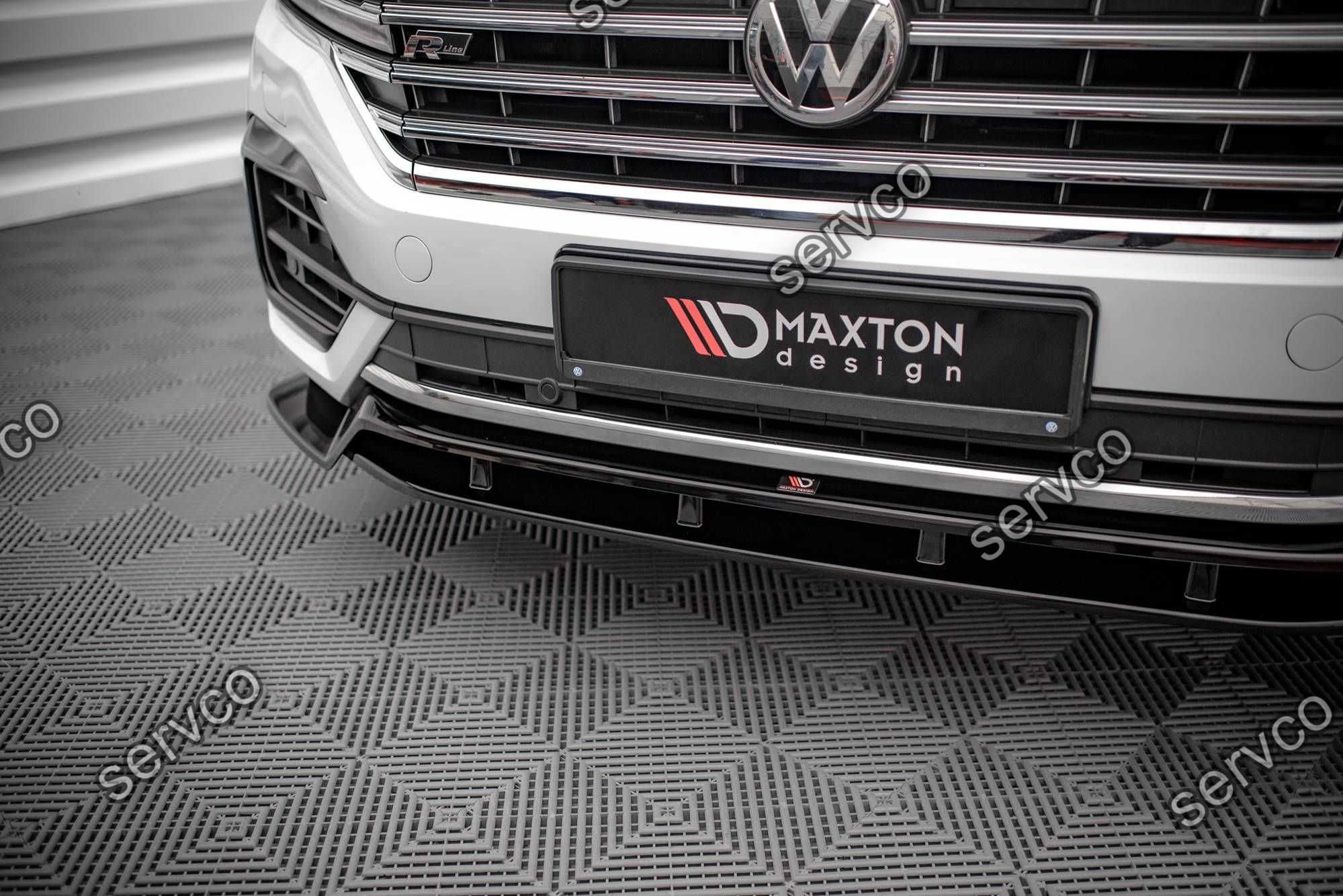 Prelungire bara fata VW Touareg R-Line Mk3 2018- v1 - Maxton Design